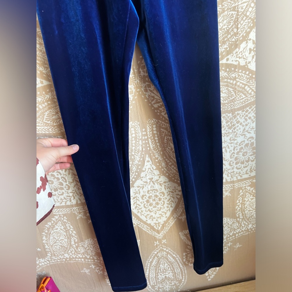 Commando Sapphire Blue Perfect Control Velvet Leg… - image 4